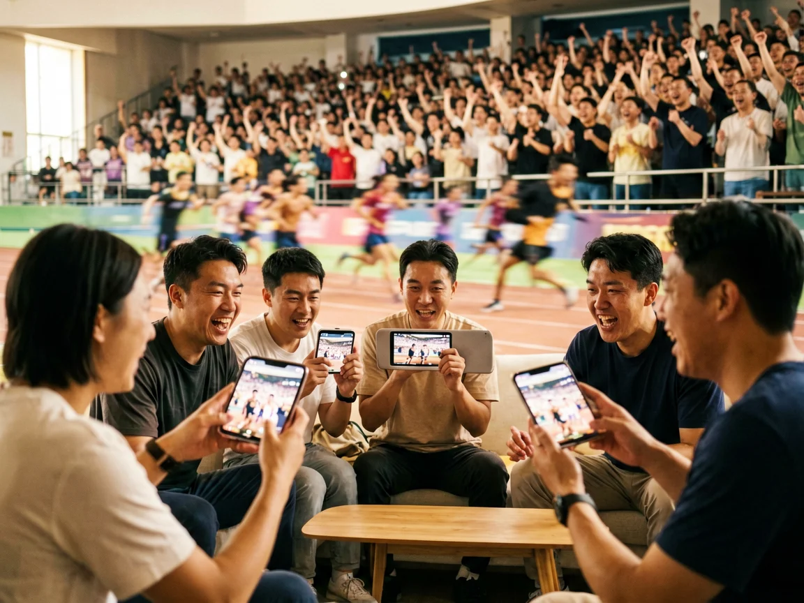 体育赛场准备,体育直播实时观看感受现场